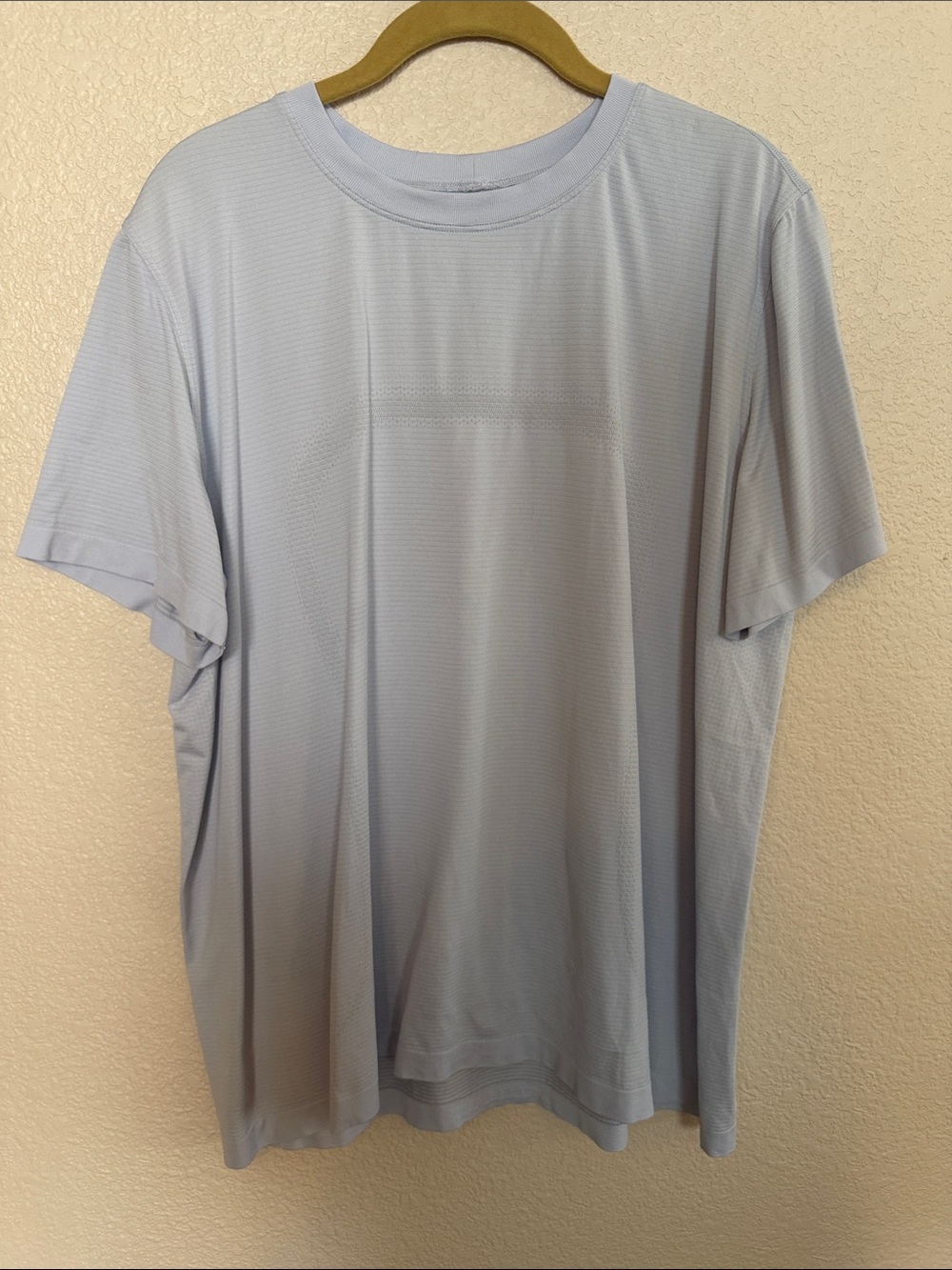 lululemon athletica Light Blue Short Sleeve Performance Tee